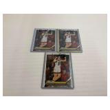 Three 2024 Topps Caitlin Clark Iowa Basketball Trading Cards