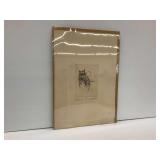 Bert D. Seabourn "Owl Medicine" Limited Edition Etching