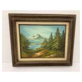 Framed Landscape Painting by Sterns