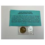 24K Gold Plated 2005 Keelboat Nickel