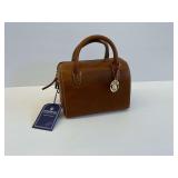 New - Smith & Wesson Leather Concealed Carry Handbag in Cognac