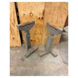 Pair of Adjustable Woodworking Roller Stands ... 32 x 18 x 18 Inches