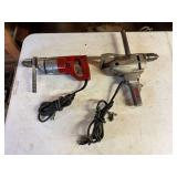 Lot of 2 Milwaukee Heavy Duty Corded Drills