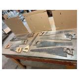 10 Assorted Hand Saws