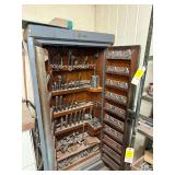 Cabinet with Milling Machine Tools