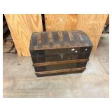 Wooden Decorative Dome Top Trunk ... 25 x 34 x 20 Inches