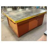 Industrial Metal Top Work Table with Storage ... 36 x 84 x 60