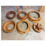 Assorted Wooden Pattern Forms and Molds - Set of 6