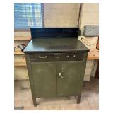 Metal Shop Desk with Storage ... 53 x 35 x 50 Inches