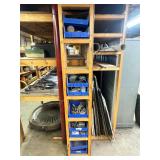 Shelf with Electrical and Plumbing Supplies ... 84 x 15 x 13