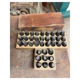 Steel Number & Letter Stamp Set ... See Photos ... Roughly 3/4 Inch per
