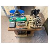 Rolling Cart w/ Milling Machine Tools ... See Photos