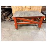 Rolling Wooden Cart ... 30 x 50 x 30 Inches