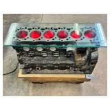 Custom Made Engine Block Coffee Table with Color-Changing LEDs