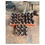Steel Number & Letter Stamp Set ... See Photos ... Roughly 1/2" Inch per