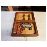 Precision Grinder with Cutter Set in Wood Case