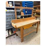 Wooden Work Bench ...