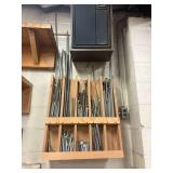 Large Assortment of Bolts, Rods, and Metal Pieces
