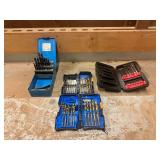 Lot of Drill Bit Sets - Craftsman, Ryobi, and More