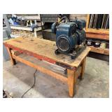 Wooden Work Table ... 30 x 84 x 30 Inches ... The electric plant on top is not included.