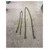 Two Metal Chains ... One is 1/2"