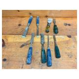 Collection of Wood Chisels - Assorted Brands and Sizes