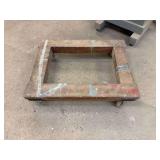 Wooden 4 Wheel Dolly ... 8 x 35 x 27 Inches