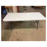 6 Foot White Folding Table