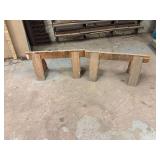 Wooden Saw Horses ... 19 x 40 x 14 Inches