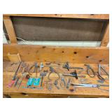 Assorted Lot of Metal Measuring and Marking Tools