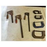 Assorted Lot of Clamps - Woodworking & Metalworking