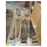 10 Assorted Hand Saws