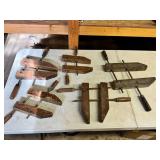 Group of Assorted Woodworking Clamps
