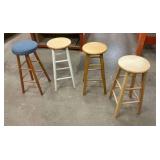 Assorted Wooden Stools