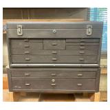Metal Tool Chest with Drawers .. 22 x 26 x 9