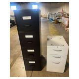 Metal File Cabinets ... Larger measures 52 x 25 x 15 Inches