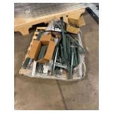 Pallet of Assorted Hardware for Roller Conveyor Sections