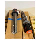 (2) Watlow 8" Tubular Flange Heaters - 480V, 12kW