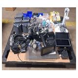 Pallet of Assorted Industrial Components and Electronics