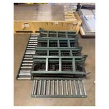 Hytrol Conveyor Roller Table Sections and Supports ... 38 x 55 x 12 Inches & 38 x 35 x 10 Inches ... See description