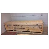 Wooden Shipping Container ... 35 x 133.5 x 29 inches