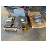 Pallet of Lead &  Pallet of Assorted Industrial Parts and Equipment