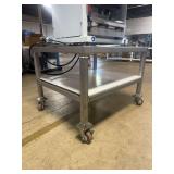 Stainless Steel Rolling Cart ... 32 x 44 x 36 Inches