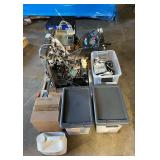 Pallet of Assorted Industrial Equipment and Components