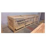 Wooden Shipping Container ... 36 x 132 x 28 Inches