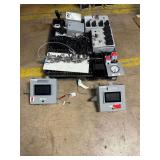 Pallet of Industrial Control Panel Components and Test Equipment