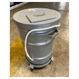 Biodex Rolling Storage Container ... 34 Inches Tall, 20 Inch Diameter