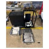 Pallet of Assorted Electronic and Mounting Components