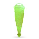 Vaseline Uranium Glass Hearse Funeral Vase