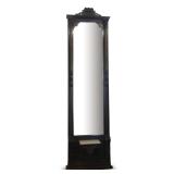 Victorian Eastlake Wall Mirror with Marble Shelf